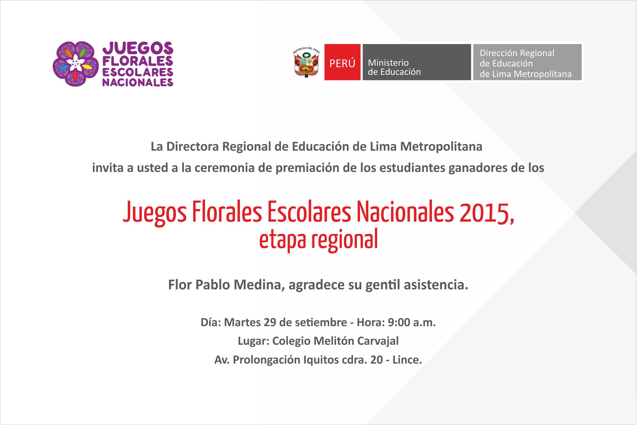 Invitacion JUEGOS FLORALES 1
