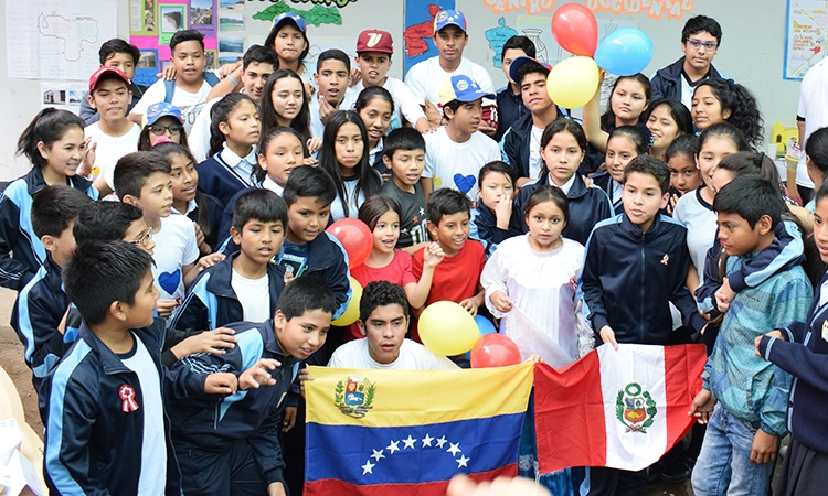 Niños venezolanos se integran a la educación peruana – DRELM